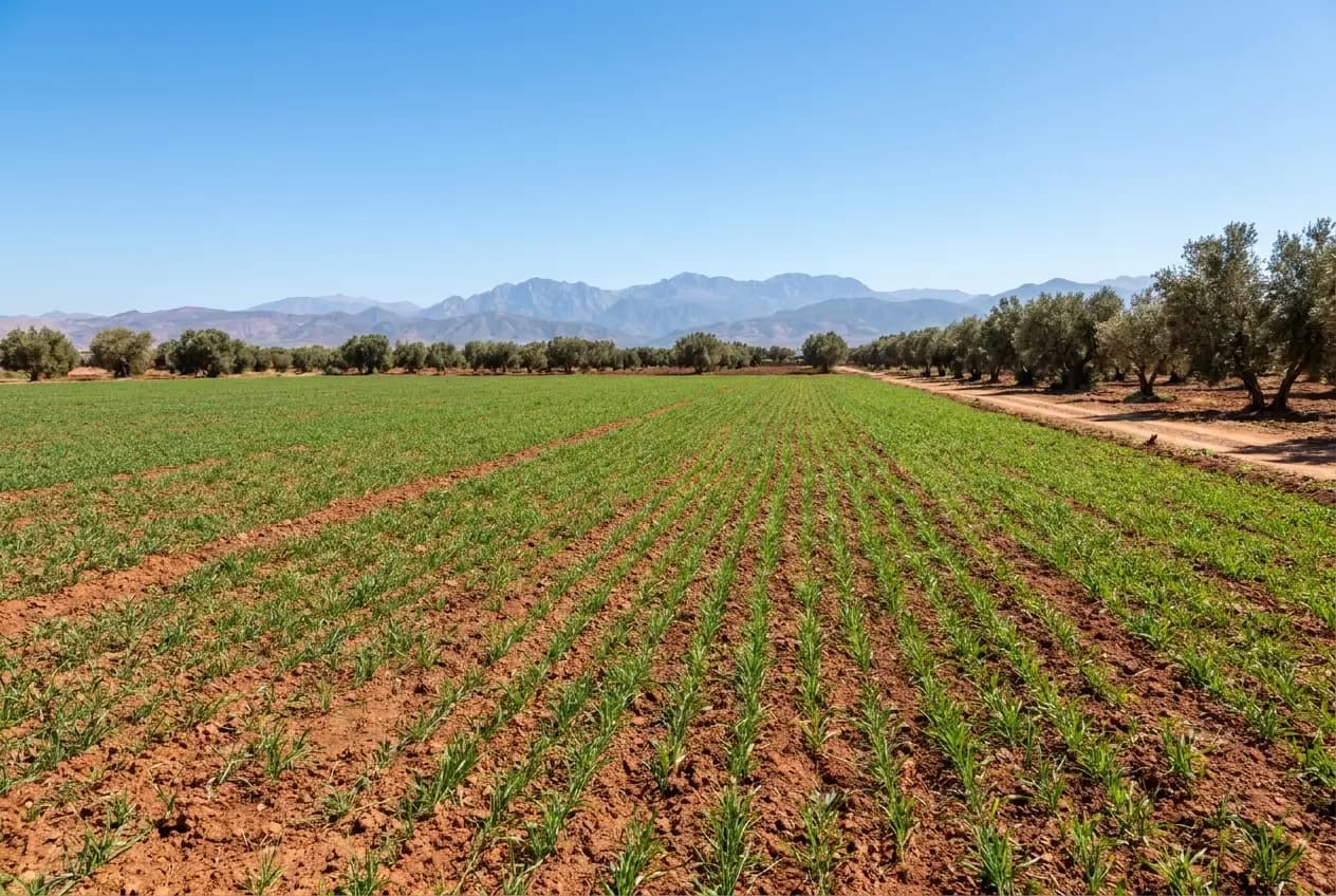 Terrain agricole fertile